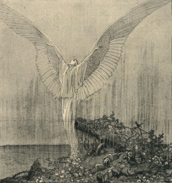 danskjavlarna: From Die Muskete, 1918. It’s been said angels