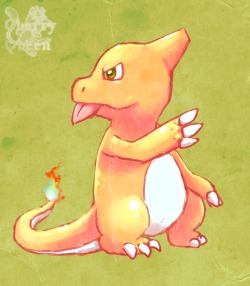 angelheartobsession:  Shiny charmeleon by =Cherry-queenX