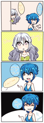 k0mahinami:  Me too Aoba,me too… my headcanon is that fem!Clear