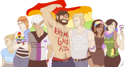 lunast:  Kirkwall Pride.Happy pride month everybody!