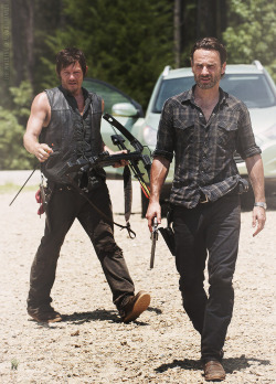 the-walking-dead-art:  Dixon & Grimes 
