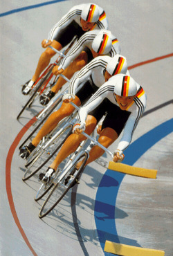 olympic88:  West Germany won the bronze medal in the team pursuit,