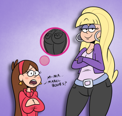 sb99stuff:  Buttcifica? Pahipica? She’s coming. Will Mabel and her wonderful chest outmatch her? Joking aside, it’s about time to draw more Pacifica. XD. 