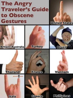 collegehumor:  How to Flip People Off Around the World  I need