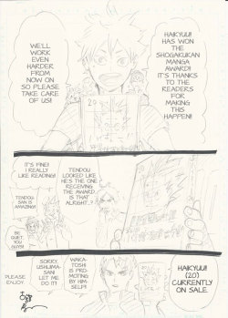 ladder-chan:  Volume 20: Announcement || Extra SketchesSource: