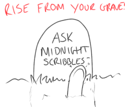 Some of you may remember ‘ask midnight scribbles’ where you