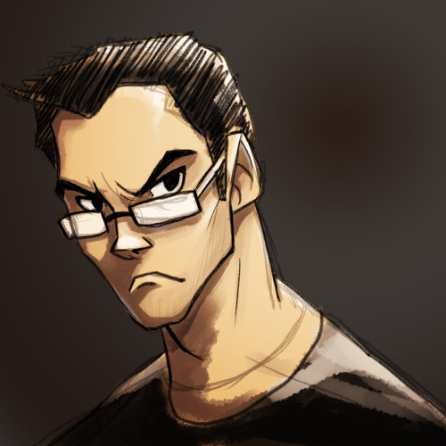 karebare89:  Since I finished school, I now have time to doodle stuff I randomly. First one: Markiplier!! Probably my fave youtuber! :)