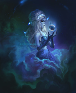 picopepin:space queen searching the galaxy for her diamond in