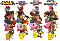 suenostereo:  Super Smash Bros Evolution….. emh… kirby??