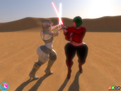 supertitoblog:  Heres a pic related to Star Wars with @rivaliant Silk