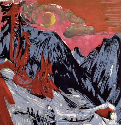 peira:  bizarrereverie: Ernst Ludwig Kirchner:  Mountains in