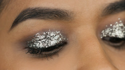 meghaljanardan: Glitter 3 Ways | Makeup Tutorial (cc’d) Instagram