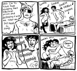 jessfink:  If my comic had dialog right now.  JESS, YES, YOU
