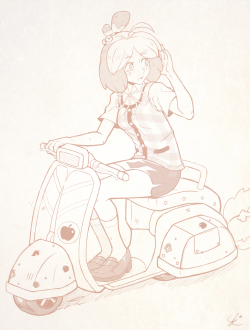 enecoo:  Guess who loves to play as Isabelle in Mario Kart 8?
