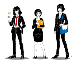 herokick:  Ryuko, Mako, and Satsuki from Traveling Partnerships