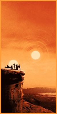 70sscifiart:  Star Wars original trilogy art by Matt Ferguson.