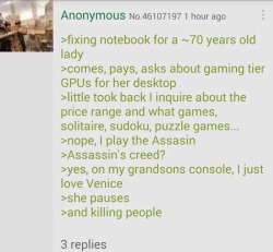 ironbite4:  writerswithoutfucks: justgreentextthings: Green Text