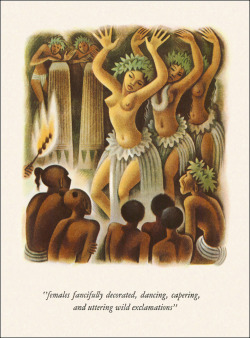 Illustration by Miguel Covarrubias, from Typee: A Romance of