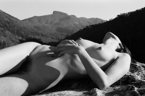 bunnyluna:  â€œWildness reminds us what it means to be human, what we are connected to rather than what we are separate from.â€ â€” Terry Tempest Williams           @kyotocat on Kodak Tri-X 400 at the end of October in Linville Gorge. ðŸž Full uncensore