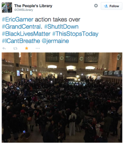socialjusticekoolaid: Happening Now (12/4/14): Protesters in