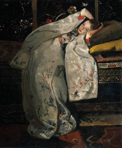artisticinsight: Girl in a White Kimono (1849), and Girl in Red