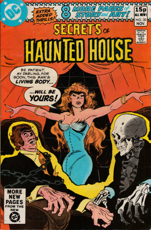 Secrets Of The Haunted House, No. 30 (DC Comics, 1980). Cover art by Joe Orlando. From Oxfam in Nottingham.