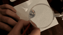asylum-art:These Tiny Paintings For Ants Will Make Your Heart