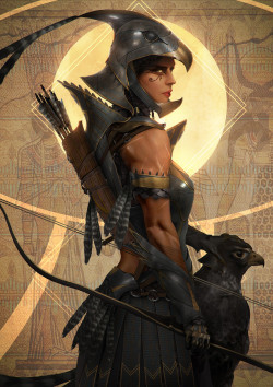 conceptartworld: Check out this great Horus character concept