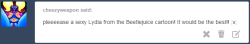 cheezyweapon:squidapple:Beetlejuice x3aaaaaaAAAAAAAAAAA!!!! *screams*