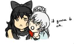 fyeahweissblake:  kobblublu:  are you sure, weiss  @ the rwby