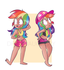 an adorable babe in her adorable swimsuits and woooww look at