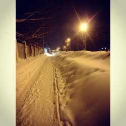 #yesterday #blackIce #Ice #Snow #Winter #Light #road2beer #street