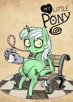 Tim burton style MLP~2.