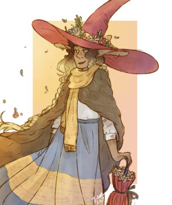 catpngs: drew an autumn-y taako to practice speedpainting the