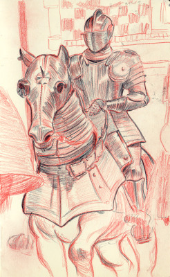 johnleedraws:  Drew some armor with my KCAI buddy Zoe Van Djik,