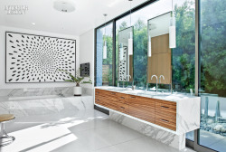 interiordesignmagazine:  At this Los Angeles home by Studio William