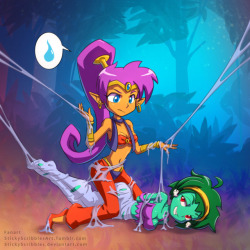  Uh oh is this a trap for Shantae, or is sneaky Rottytops is