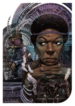 danlish1:  Nina Simone finally coloured :) 