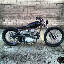 bobberinspiration:  Honda CB350 bobber 