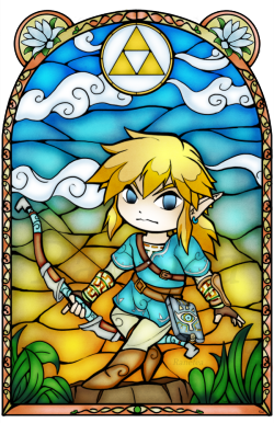 retrogamingblog: Legend of Zelda Stained Glass Stickers made