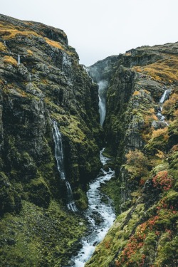 expressions-of-nature:Glymur Falls, Iceland by Alexander Milo