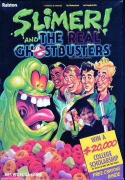 rediscoverthe80s:  Slimer & The Real Ghostbusters cereal