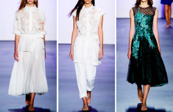 fashion-runways:    Tadashi Shoji at New York Fashion Week Spring