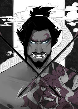 senkkei:  ngl when i saw hanzo’s demon skin my ass exploded.