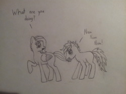 princessmephi:  ask-autumnblues: “What are you doing?”askug: “Nom