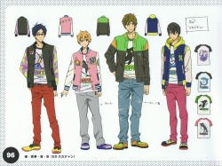 derrierebender:  I just realized that the Free! boys club outfits