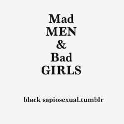 black-sapiosexual:  The natural order of things.