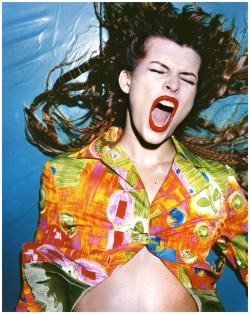 supermodelshrine:  Milla by Michel Comte, 1997  Milla Jovovich