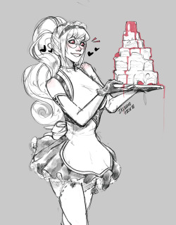 Pastry girl sketch before sleeping! <3Follow/support me on