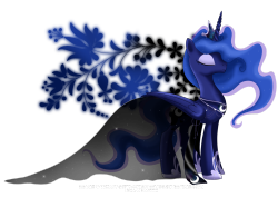 dysfunctionalequestria:  Princess of Equestria - Luna by selinmarsou